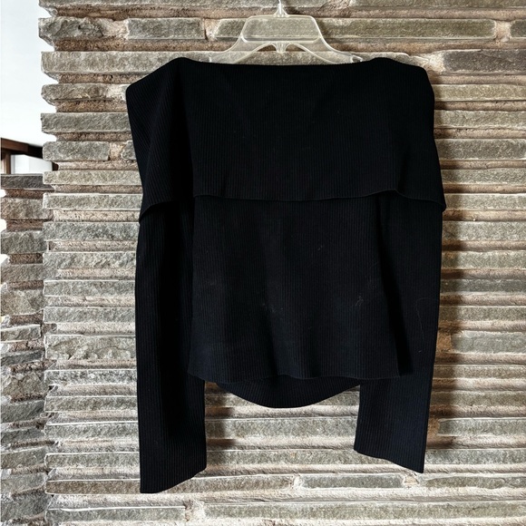 ASTR the Label Foldover Off the Shoulder Rib Sweater - Picture 2 of 4
